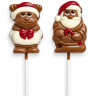 Sucette chocolat de Noël