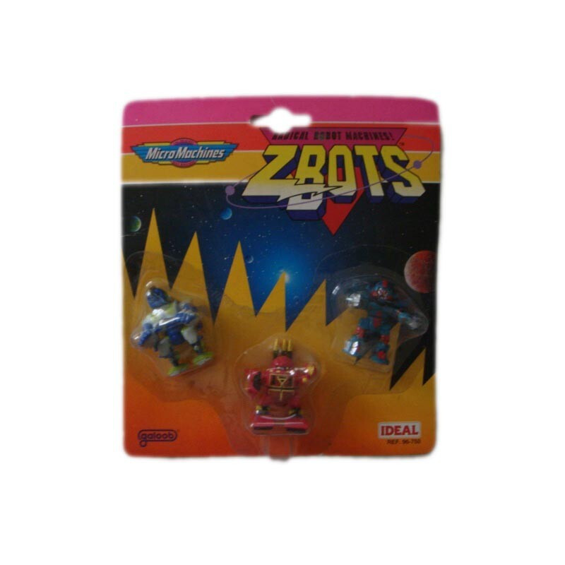 Lot De 10 Figurines Z-BOT Micro Machines Vintage - Série N°1 - Occasion