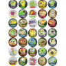 CAPS - Sachet de 6 smash caps + 1 slamer ALIEN (type POG)