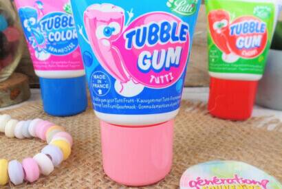 Tubble Gum, le chewing-gum en tube des années 80 !