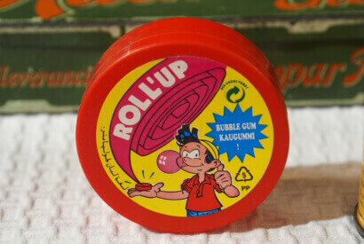 Le chewing-gum en rouleau Roll'up de notre enfance !
