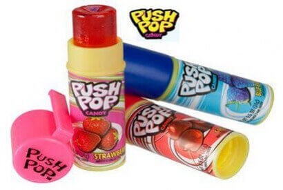 Sucette Push Pop des années 90
